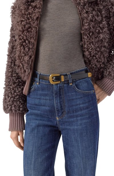 Кожаный ремень VALENTINO, арт. 7W2T0SQ9/QBH, фото 2