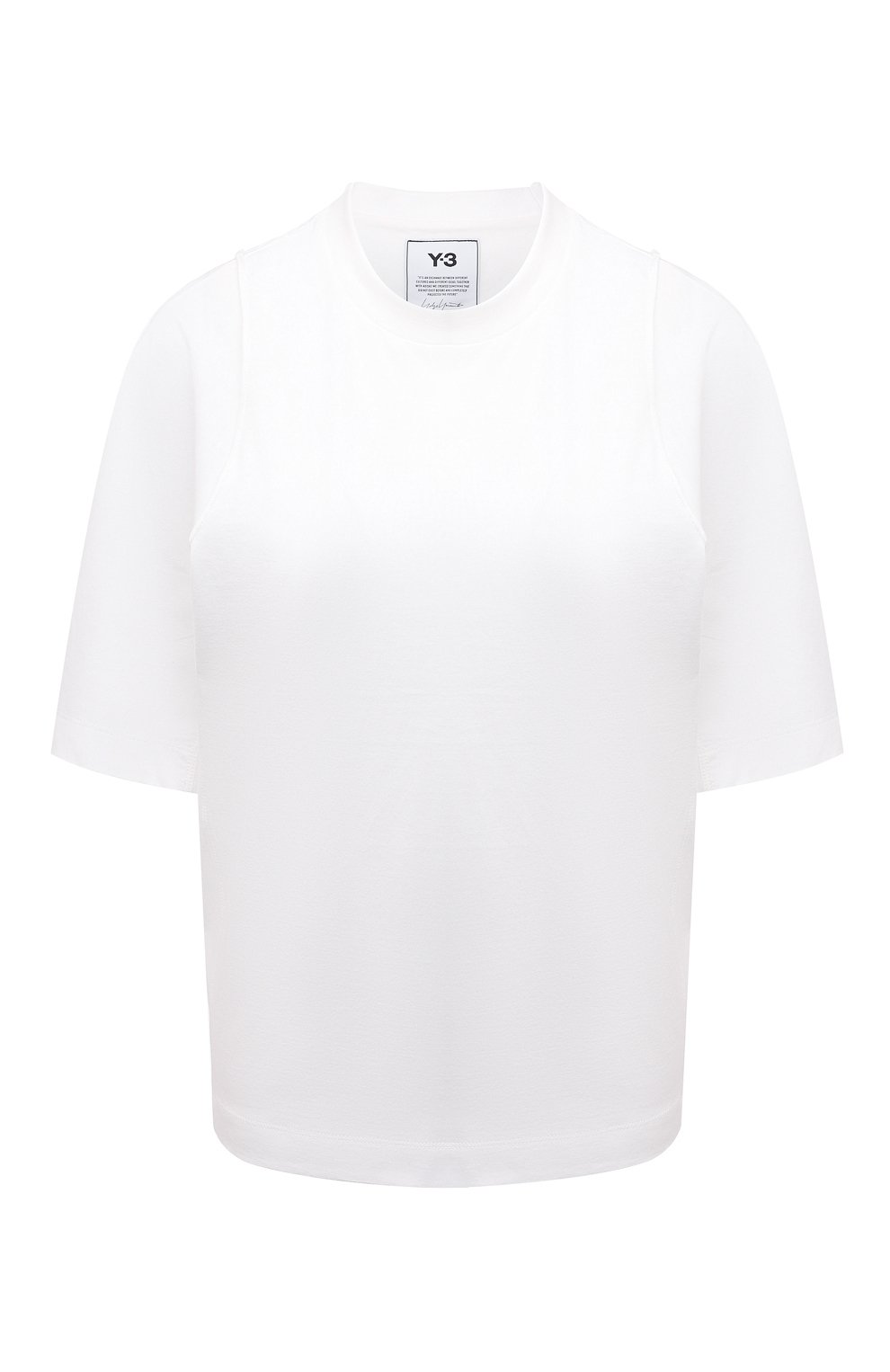 Хлопковая футболка Y-3, арт. GK4467/W, фото 1