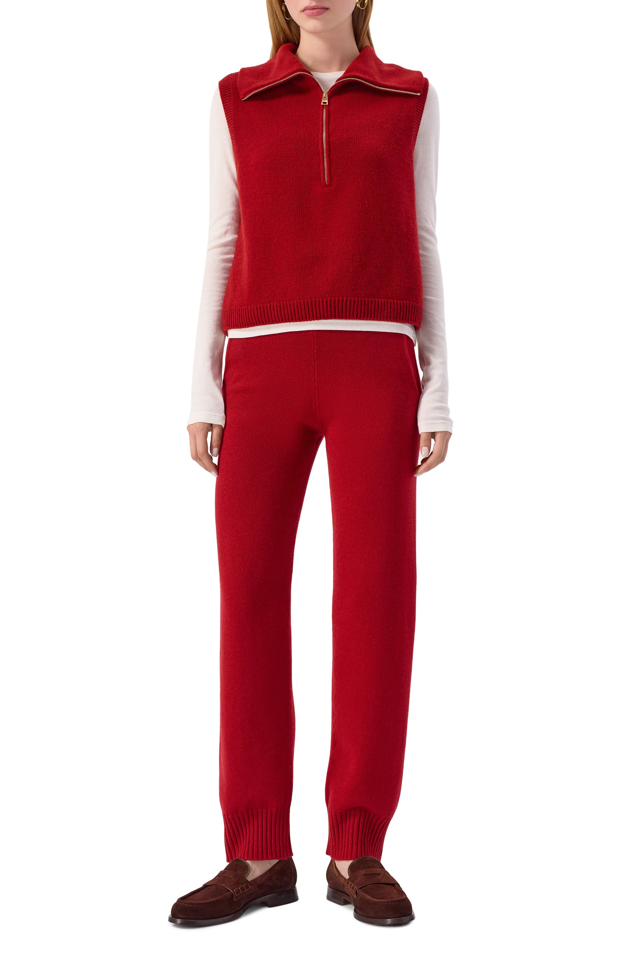 Джоггеры из шерсти и кашемира LORENA ANTONIAZZI, арт. PM14A/2472, фото 2