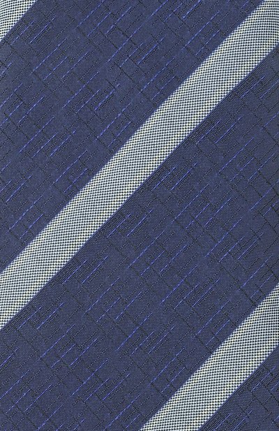 Шелковый галстук ZILLI синего цвета по цене 38600 руб., арт. CRAV02M0600VER000, фото 4 Шелковый галстук ZILLI, арт. CRAV02M0600VER000, фото 4