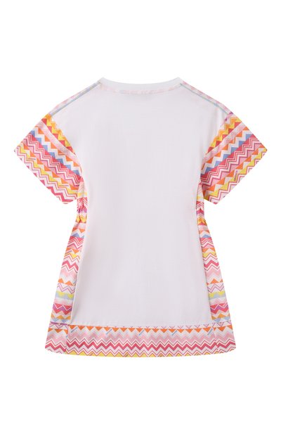 Хлопковая туника MISSONI белого цвета по цене 18150 руб., арт. MW1A01/Z0082/4-6, фото 2 Хлопковая туника MISSONI, арт. MW1A01/Z0082/4-6, фото 2