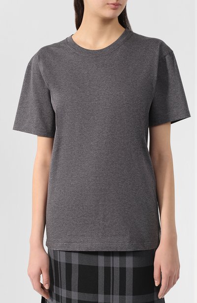 Хлопковая футболка с круглым вырезом CELINE, арт. 23FR7351C, фото 3