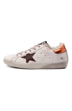 Кожаные кеды superstar GOLDEN GOOSE DELUXE BRAND, арт. GWF00101.F002361, фото 3
