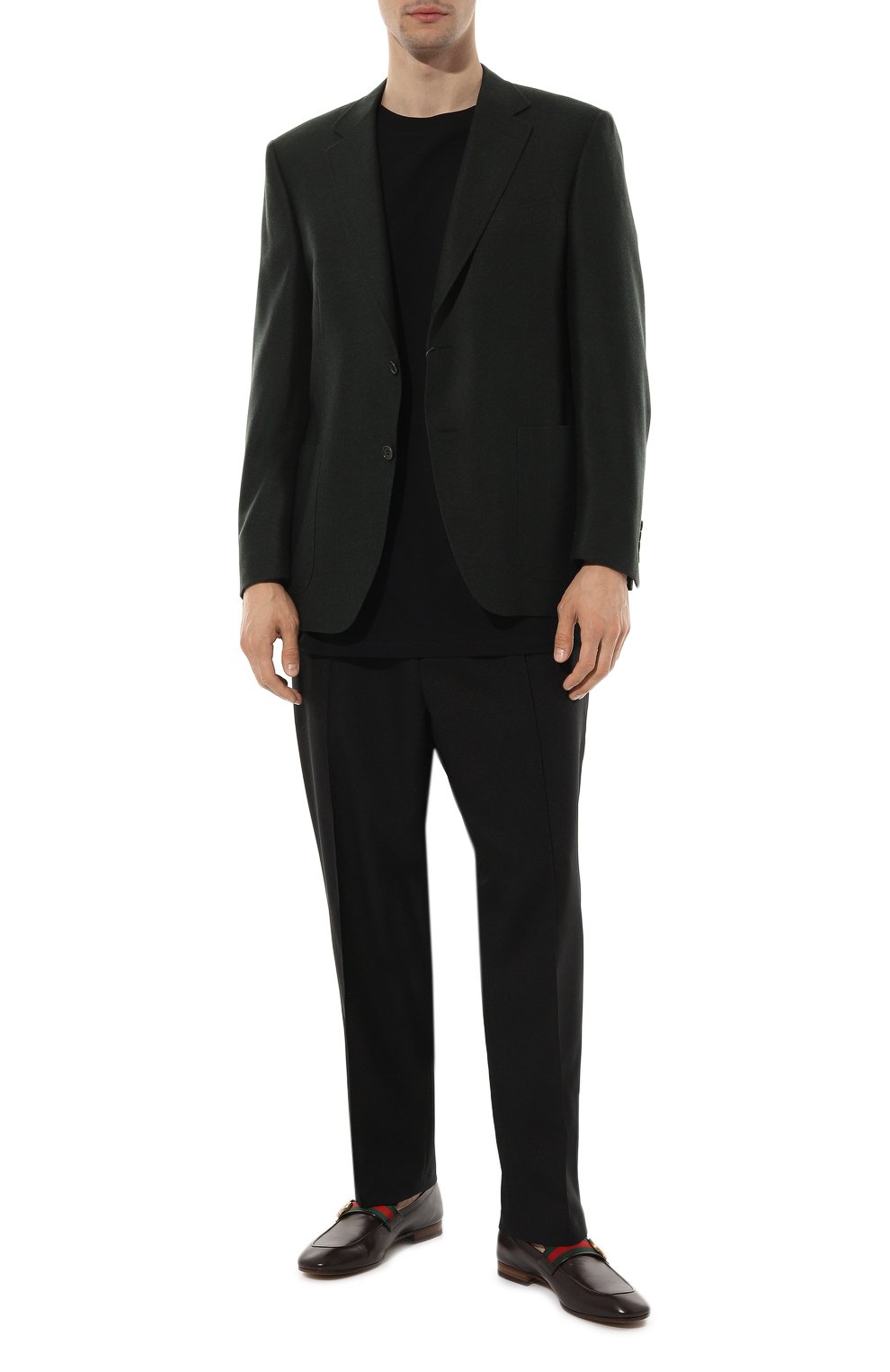 Кожаные лоферы GUCCI, арт. 428609 D3VN0, фото 2