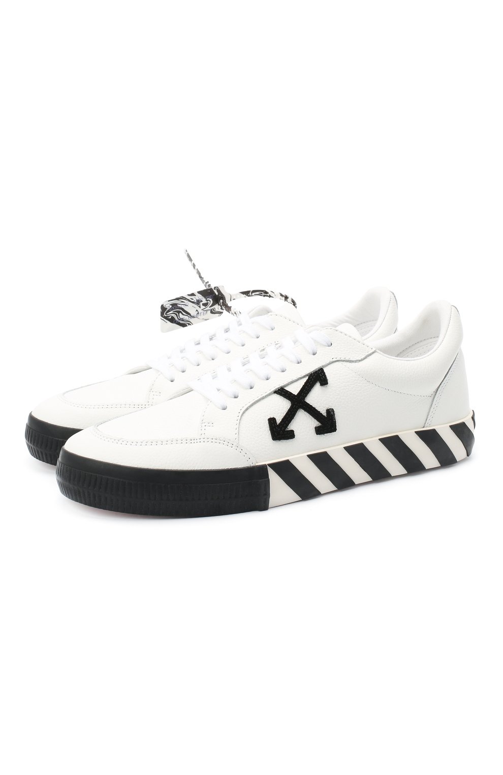Комбинированные кеды vulcanized OFF-WHITE, арт. 0MIA085E20LEA0010110, фото 1