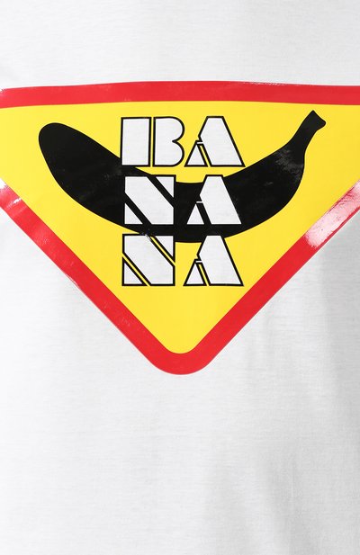 Хлопковая футболка с принтом PRADA, арт. UJN524-1SRO-F0009, фото 5