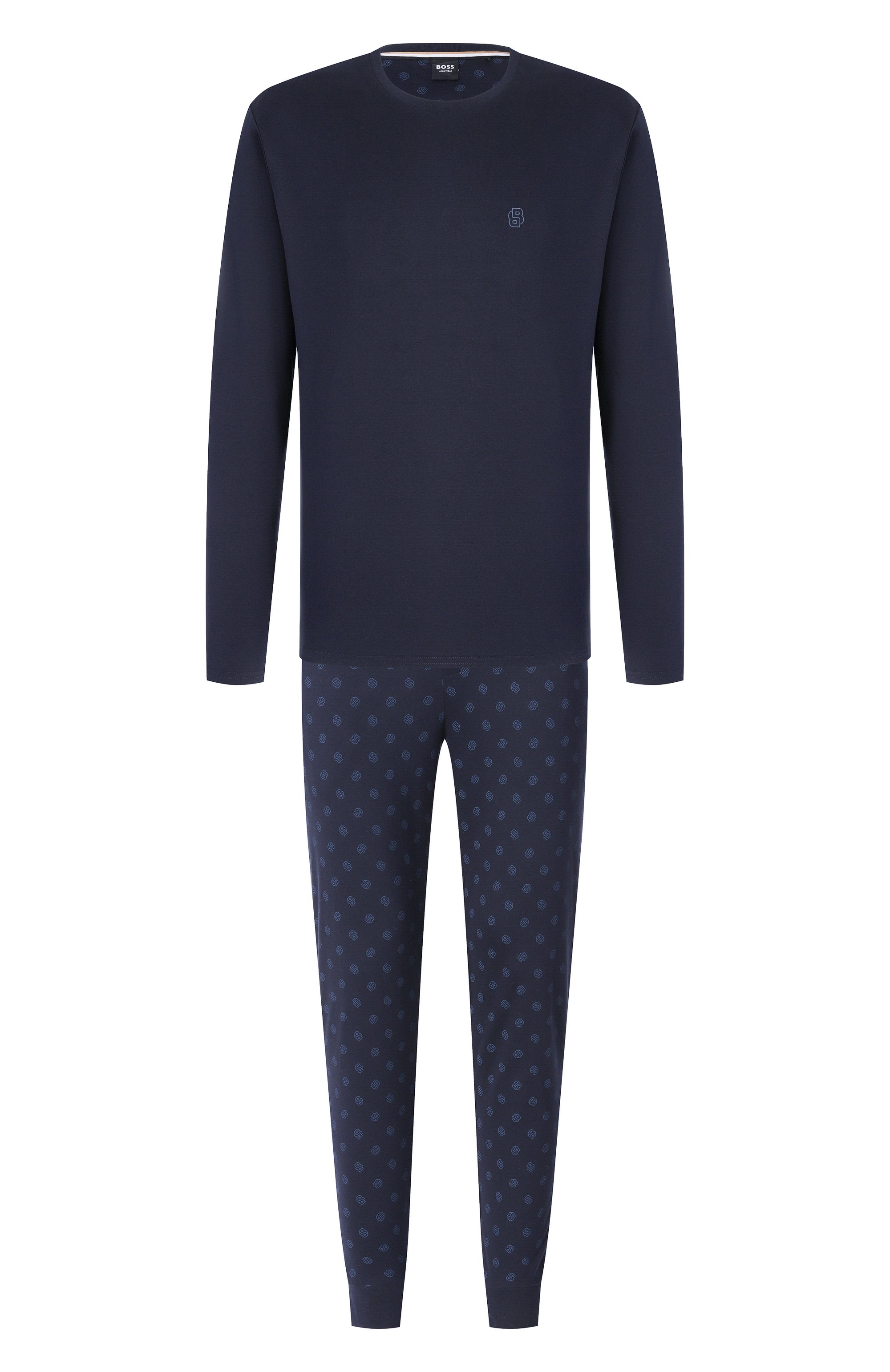 Хлопковая пижама BOSS, арт. 50535751, фото 1