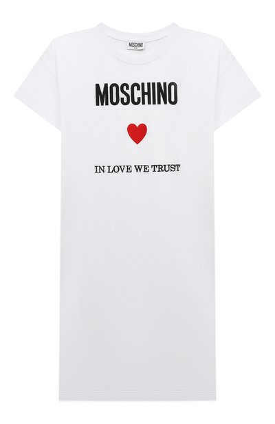 Хлопковое платье MOSCHINO, арт. HDV0EQ/LAA22/10-14