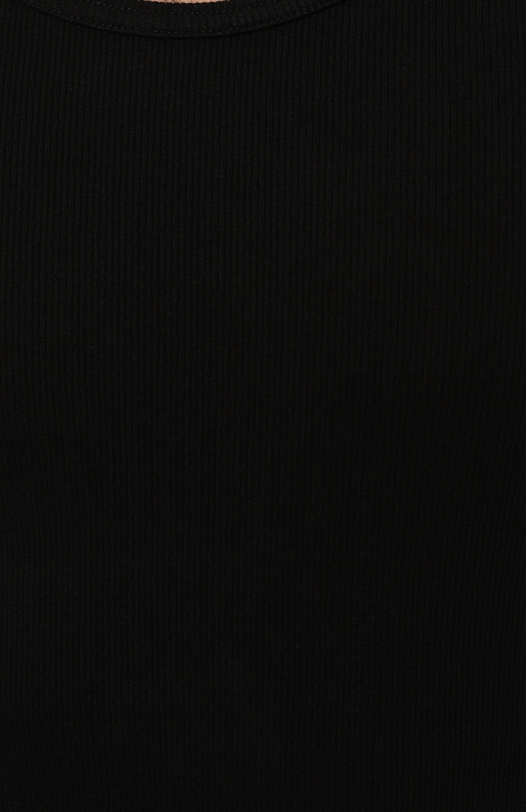 Хлопковая майка BURBERRY черного цвета по цене 39950 руб., арт. 8089756, фото 5 Хлопковая майка BURBERRY, арт. 8089756, фото 5