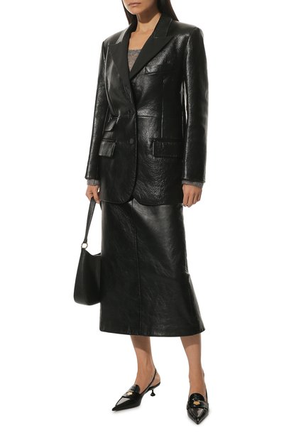 Кожаный жакет MIU MIU, арт. MPG447-1SNT-F0002, фото 2