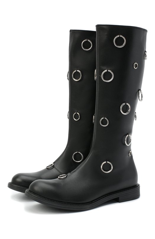 

Кожаные сапоги Marni, Чёрный