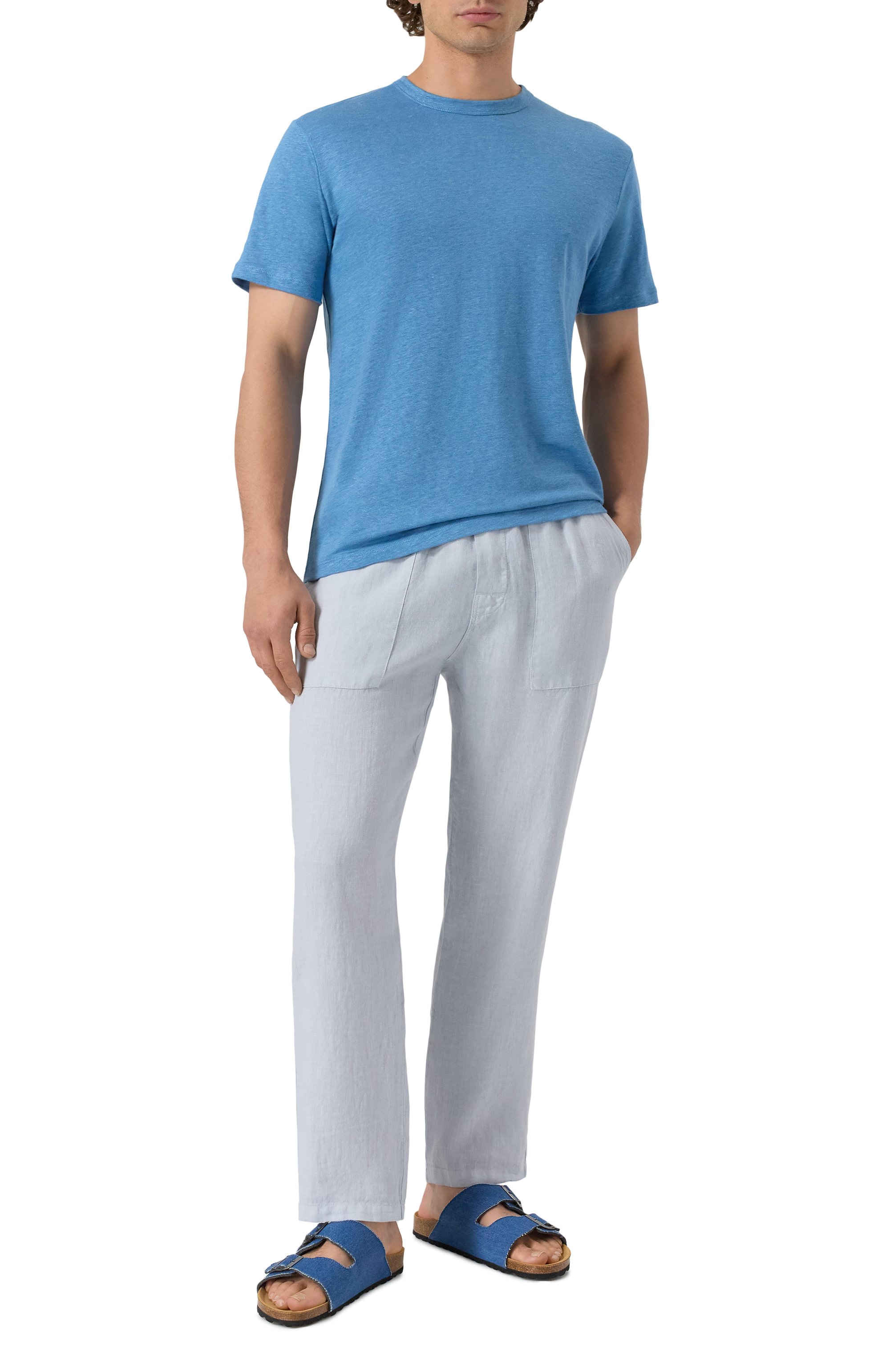 Льняные брюки MC2 SAINT BARTH, арт. STBM CALAIS/00322H, фото 2