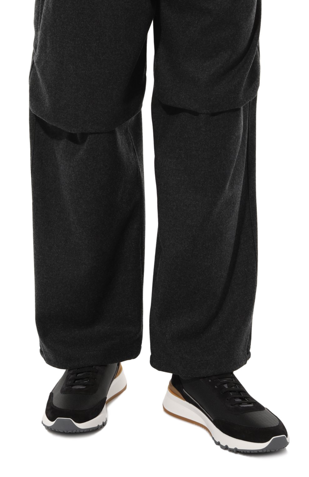 Кожаные кроссовки BRUNELLO CUCINELLI, арт. EZUFSB2232, фото 3