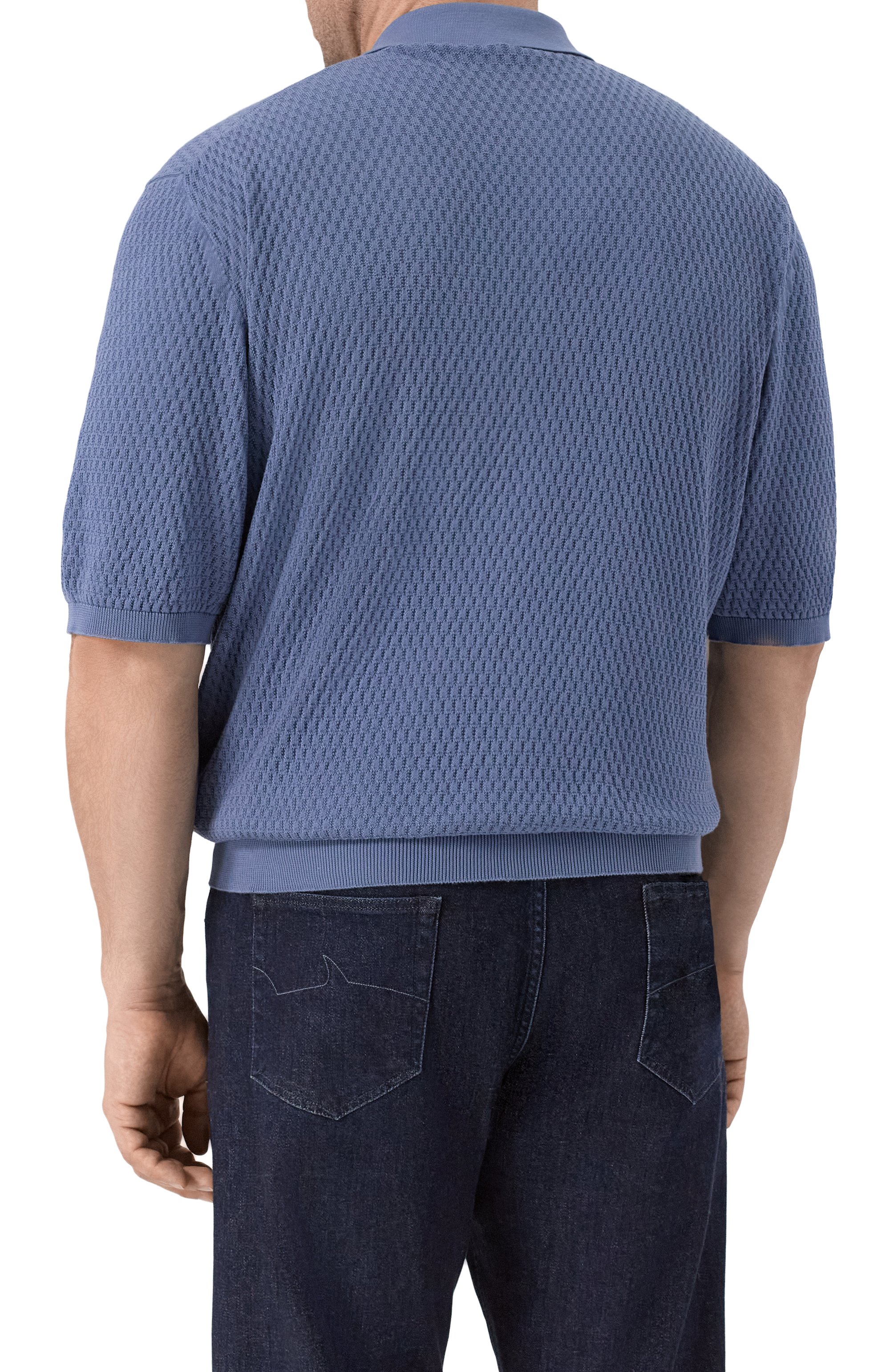 Хлопковое поло CORTIGIANI, арт. 4AS121, фото 4