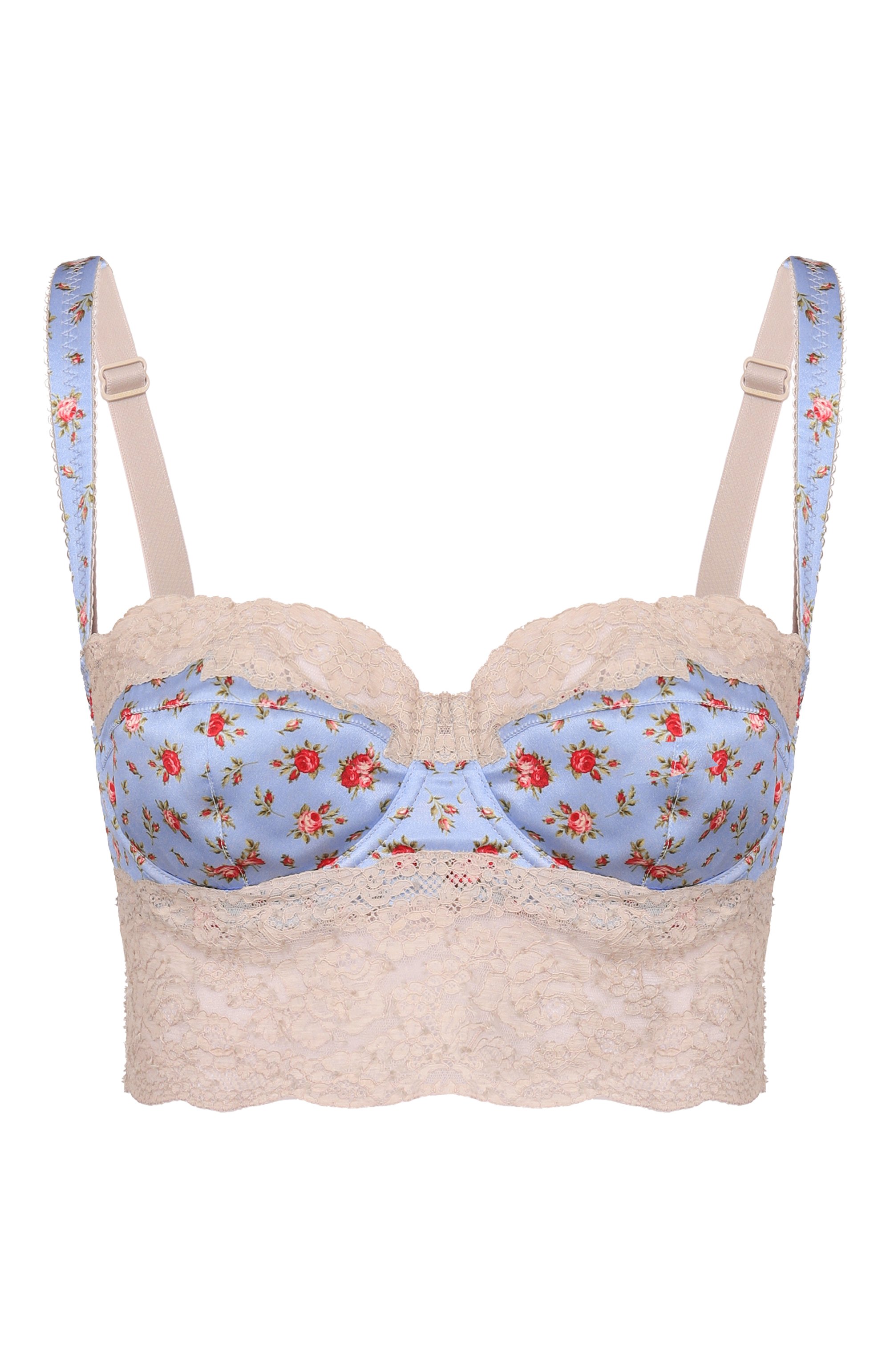 Бюстье из шелка и хлопка DOLCE & GABBANA, арт. 01C93T/0N0E3, фото 1