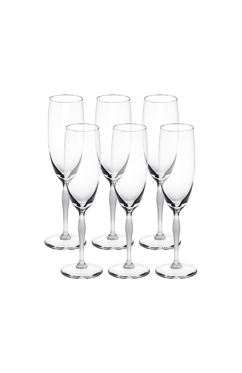 Набор из 6-ти фужеров для шампанского 100 points LALIQUE, арт. 10331400, фото 1