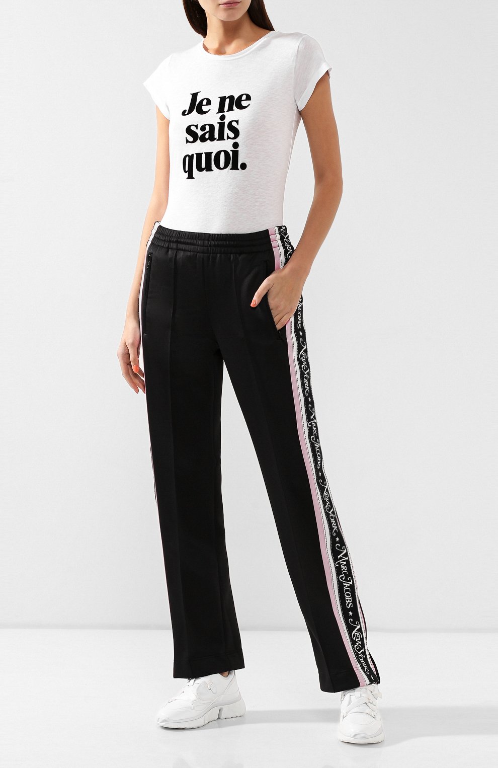Футболка ZADIG AND VOLTAIRE белого цвета по цене 6360 руб., арт. WHTS1803F, фото 2 Футболка ZADIG AND VOLTAIRE, арт. WHTS1803F, фото 2
