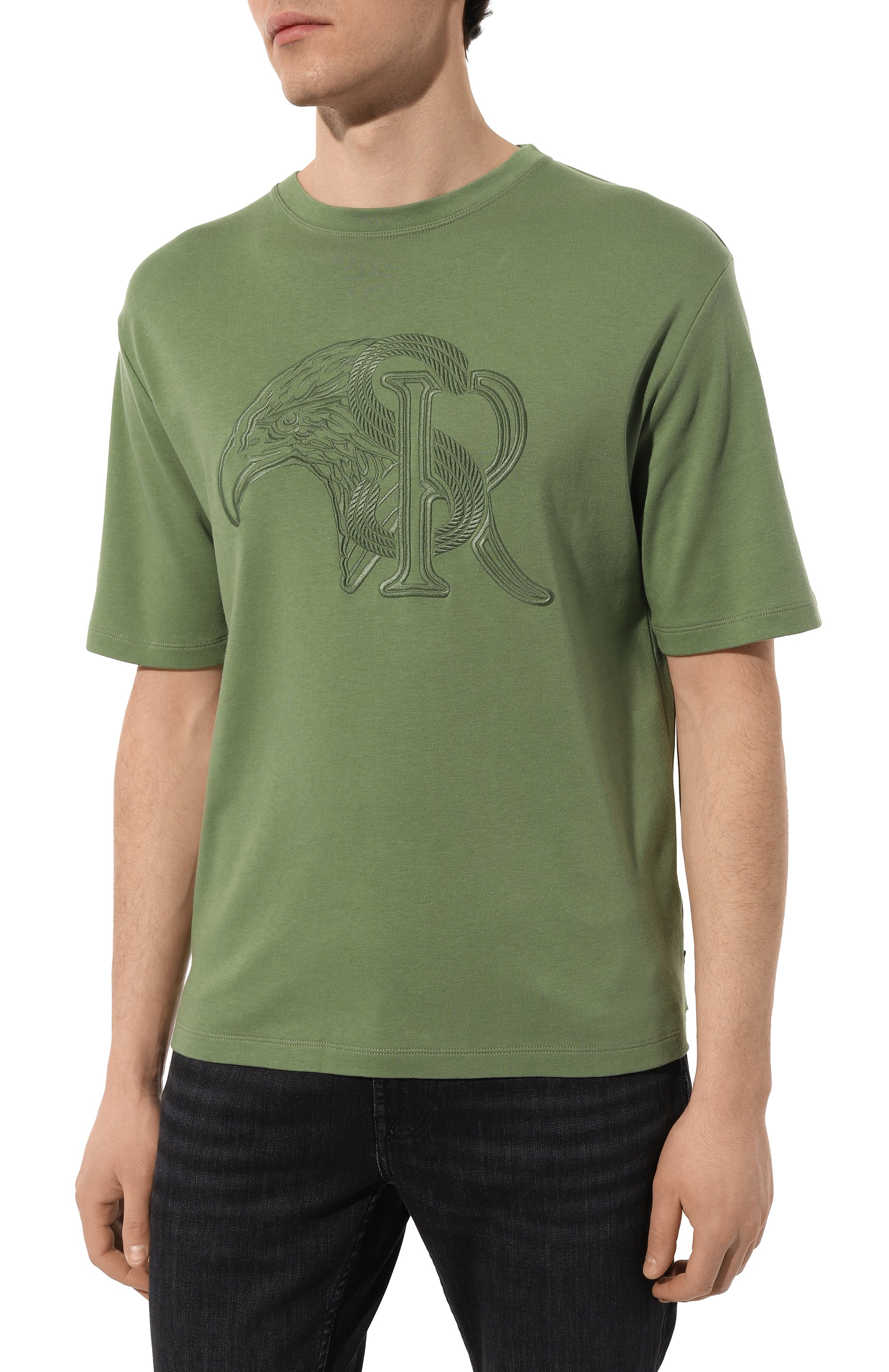 Хлопковая футболка STEFANO RICCI, арт. MNH3302660/LUXT, фото 3