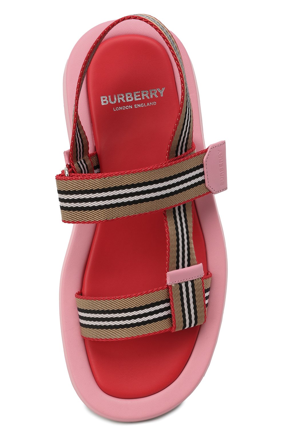 Комбинированные сандалии eve web BURBERRY, арт. 8042675, фото 5