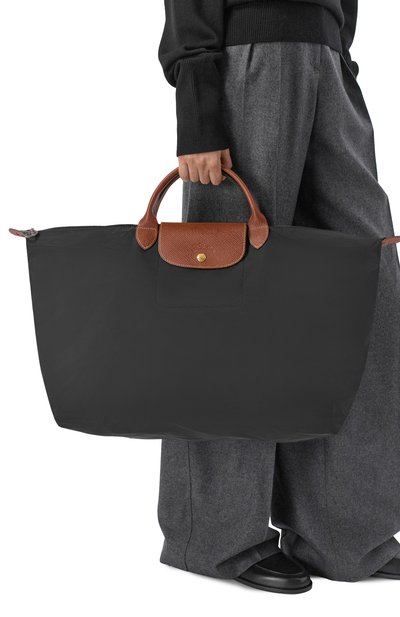 Сумка le pliage original large LONGCHAMP черного цвета по цене 25150 руб., арт. L1624089/089, фото 2 Сумка le pliage original large LONGCHAMP, арт. L1624089/089, фото 2