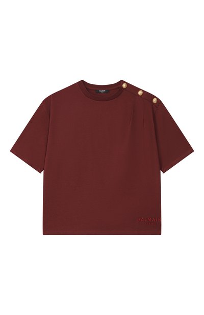 Хлопковая футболка BALMAIN, арт. BZ8A51