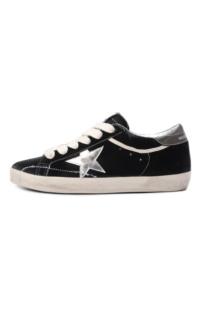 Комбинированные кеды super-star GOLDEN GOOSE DELUXE BRAND черного цвета по цене 76900 руб., арт. GWF01002.F008143, фото 4 Комбинированные кеды super-star GOLDEN GOOSE DELUXE BRAND, арт. GWF01002.F008143, фото 4