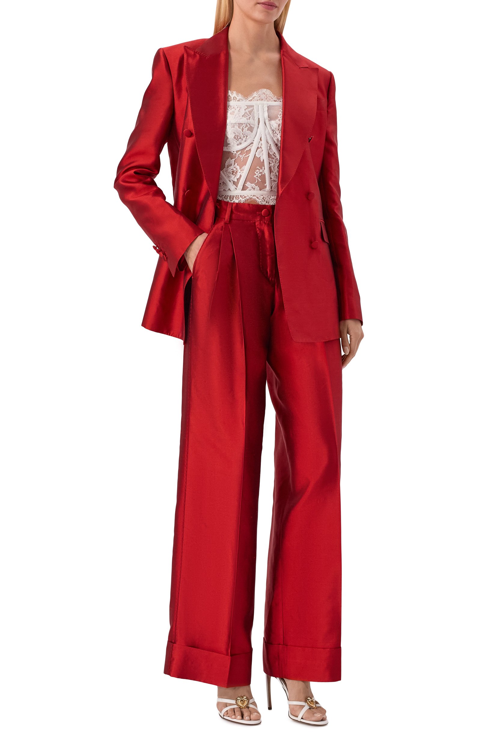 Хлопковый топ-бюстье DOLCE & GABBANA, арт. F72X4T/HLMQJ, фото 2