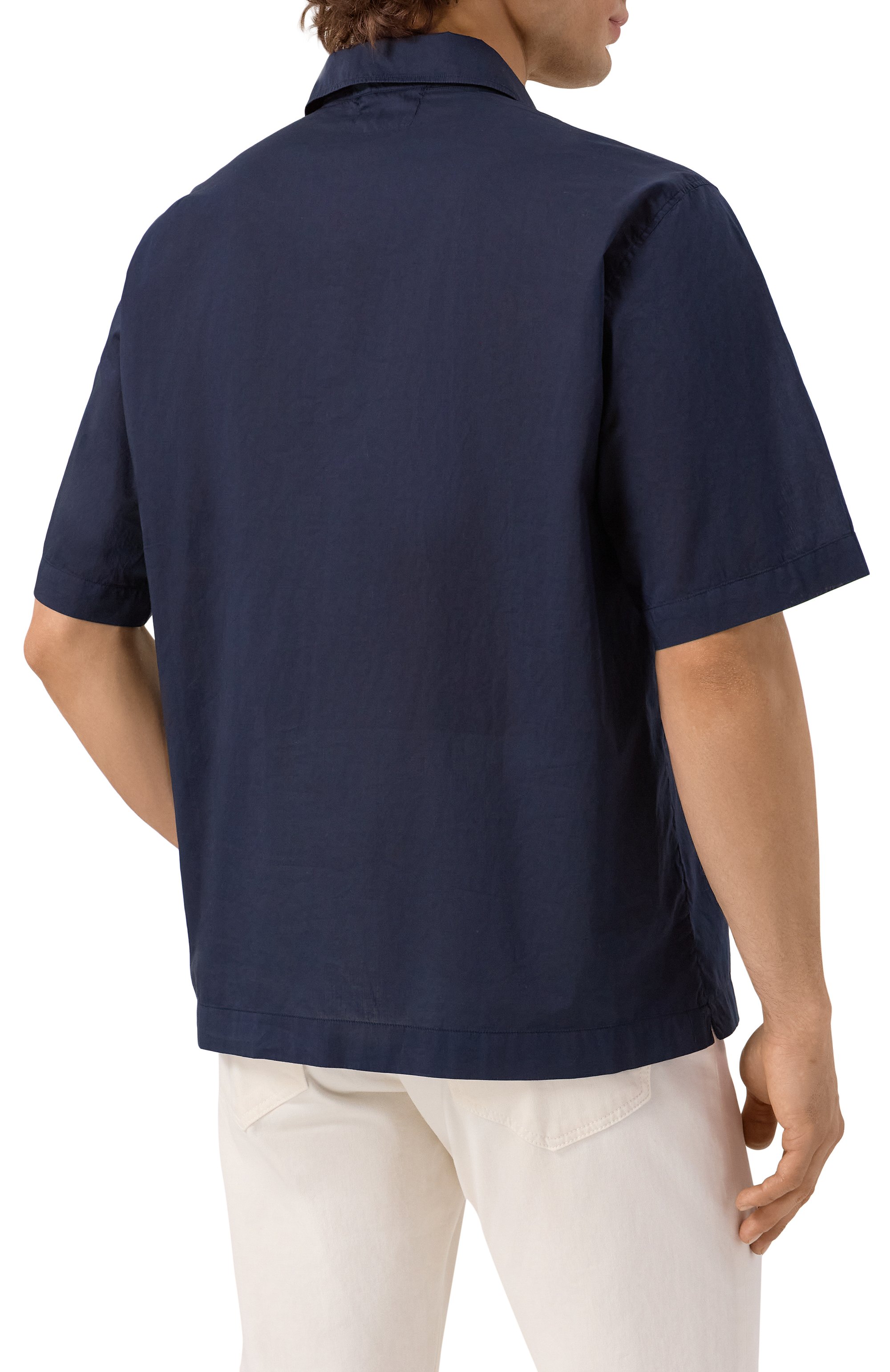 Хлопковая рубашка C.P. COMPANY, арт. 18CMSH247A110349G, фото 4