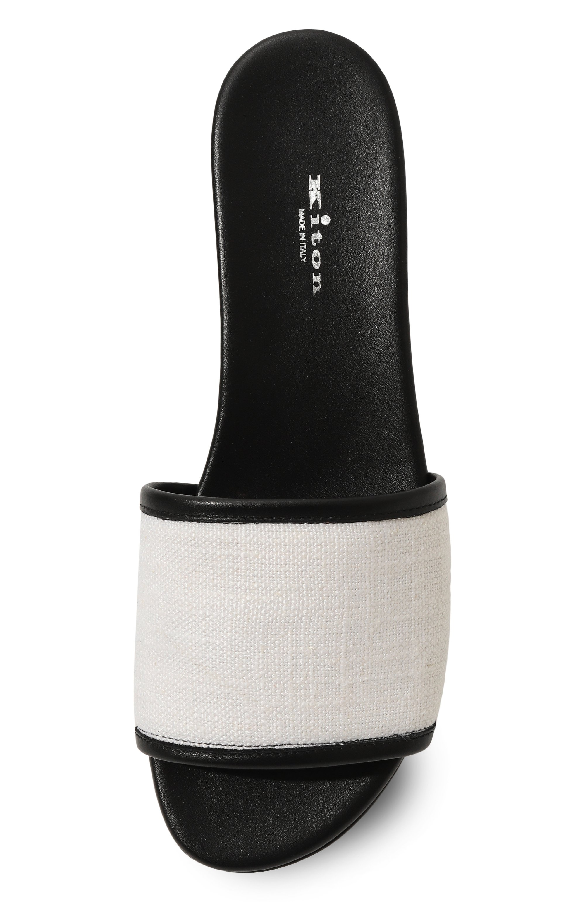 Текстильные шлепанцы KITON, арт. D57811N01018, фото 6