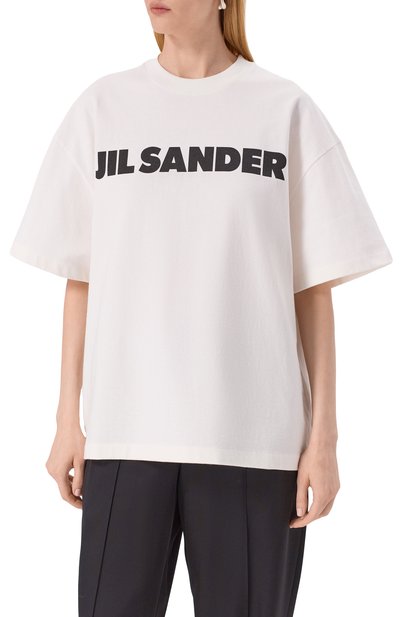 Хлопковая футболка JIL SANDER, арт. J03GC0137/J45148, фото 3