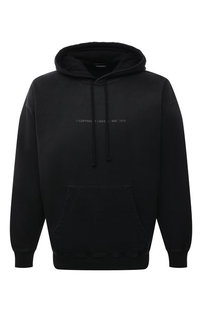 Хлопковое худи DIESEL, арт. A01873/0CBAM, фото 1