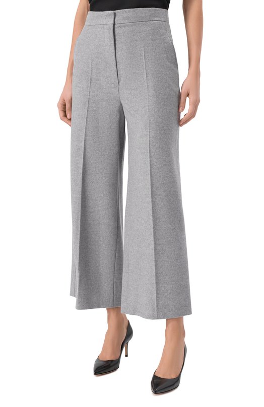 Шерстяные брюки Max Mara Studio MARENG0 Серый  MARENG0 Фото 3