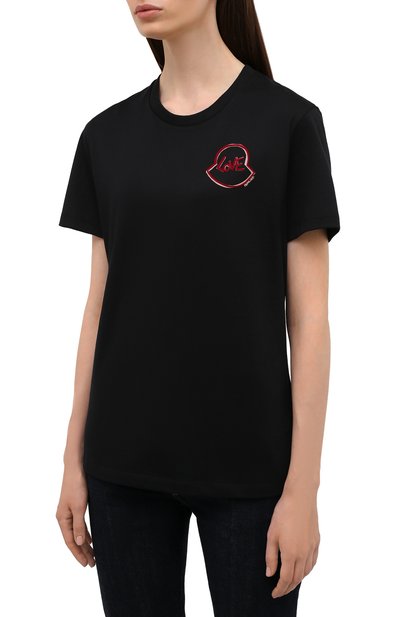 Хлопковая футболка MONCLER, арт. G2-093-8C000-18-829FB, фото 3