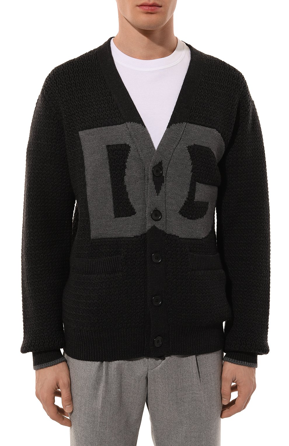 Шерстяной кардиган DOLCE & GABBANA, арт. GXV13T/JCVX2, фото 3