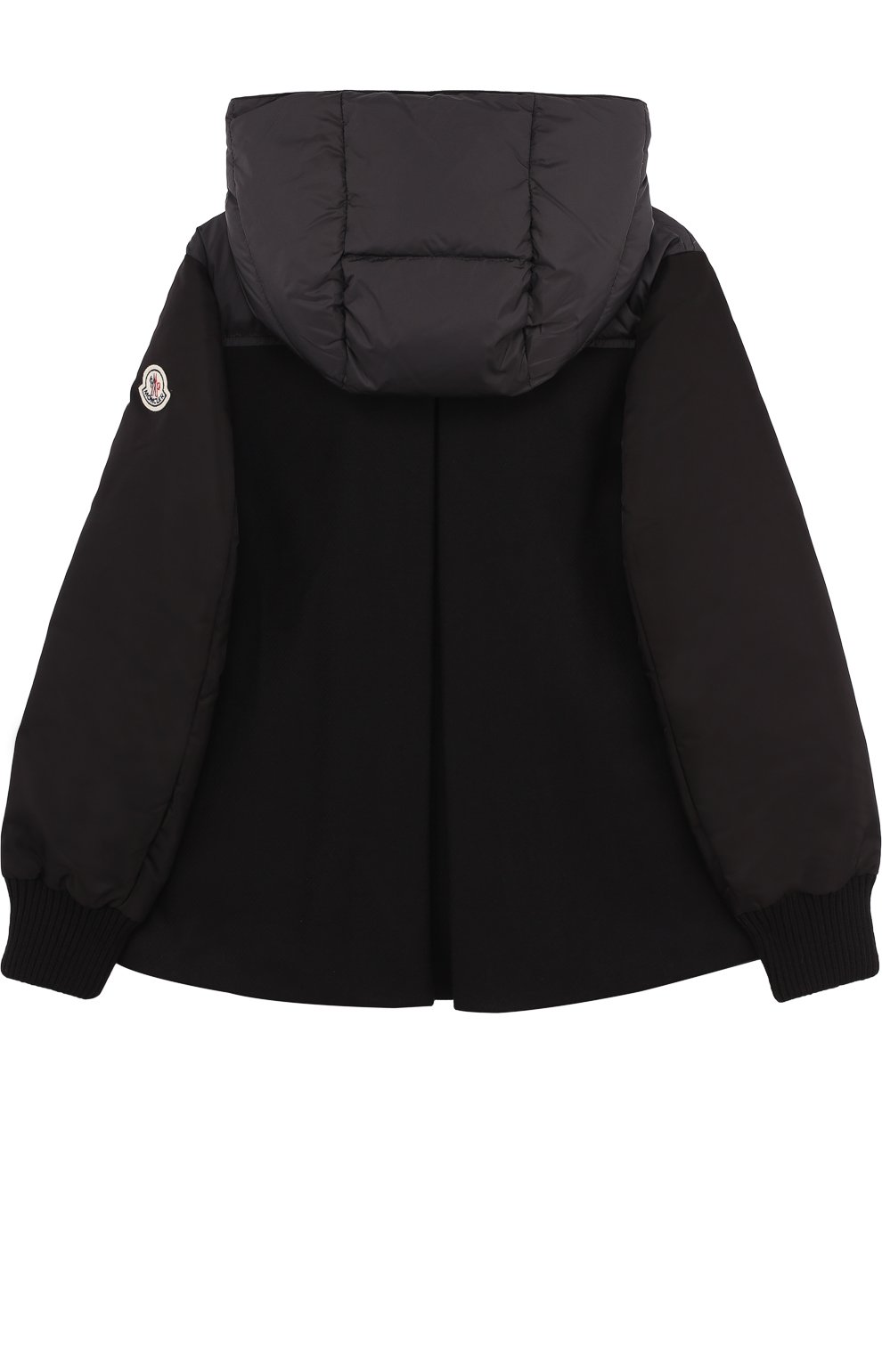 Пуховая куртка с текстильной спинкой и капюшоном MONCLER ENFANT, арт. D2-954-46863-85-68352/12-14A, фото 2