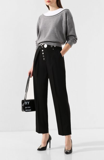 Шерстяной пуловер ALEXANDERWANG.T серого цвета по цене 41200 руб., арт. 4KC1201012, фото 2 Шерстяной пуловер ALEXANDERWANG.T, арт. 4KC1201012, фото 2