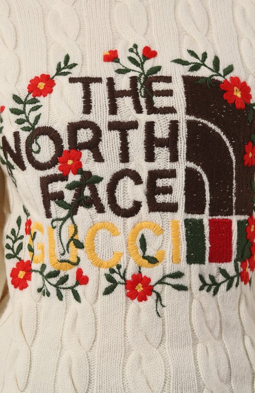 фото Шерстяной свитер the north face x gucci gucci