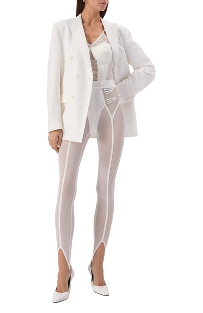 Легинсы DANIIL ANTSIFEROV белого цвета по цене 55000 руб., арт. DA_1450, фото 2 Легинсы DANIIL ANTSIFEROV, арт. DA_1450, фото 2