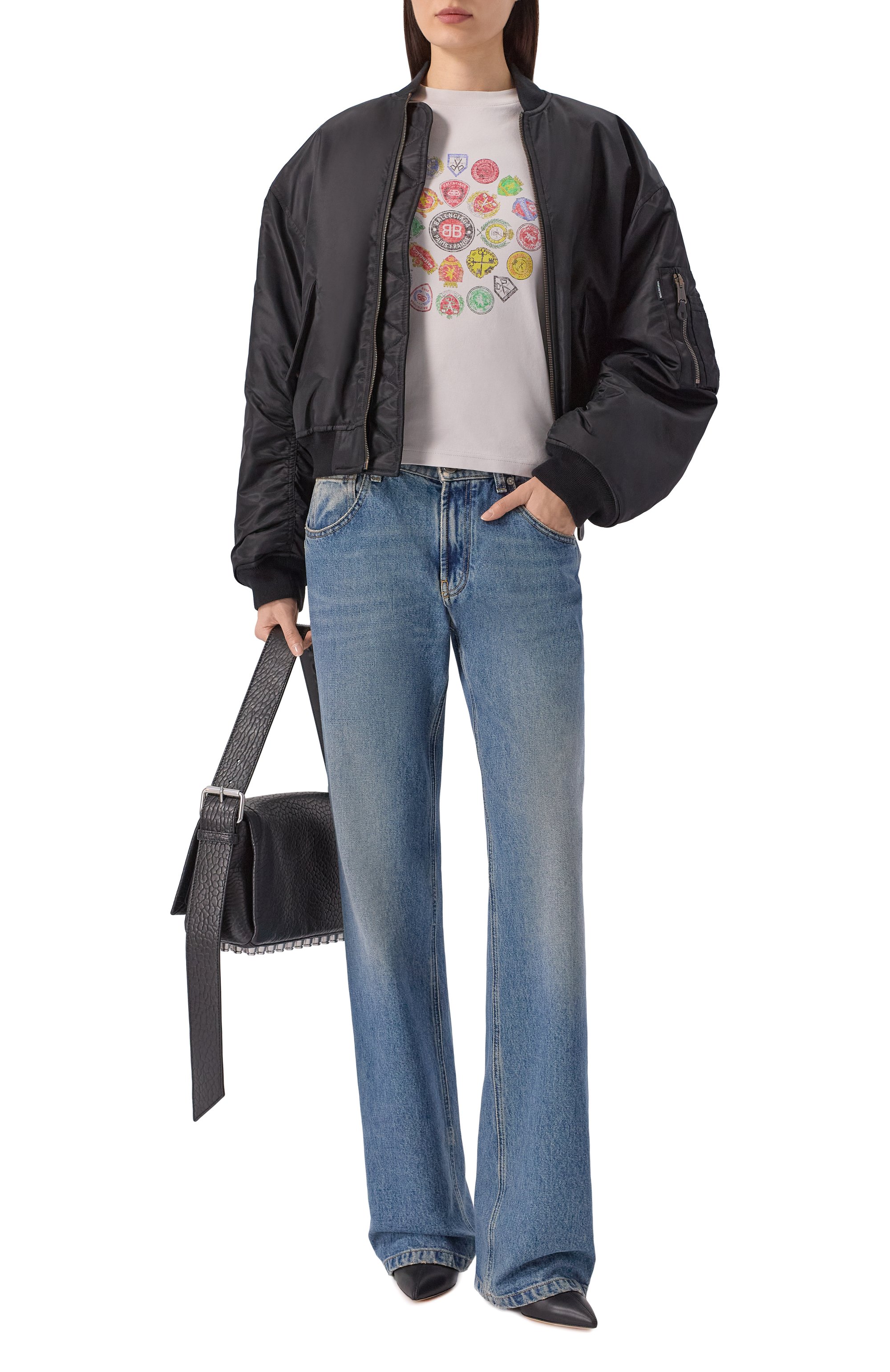 Хлопковая футболка BALENCIAGA, арт. 850263/TTVH6, фото 2