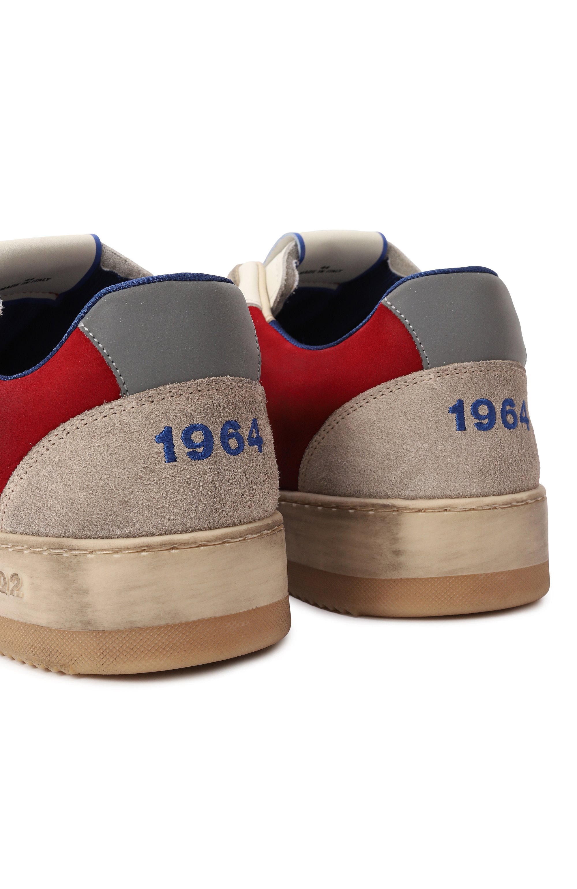 Кожаные кеды spiker DSQUARED2, арт. SNM0315/09708189, фото 7