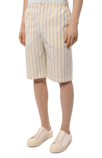 Хлопковые шорты GUCCI, арт. 623255 ZAD7M, фото 3