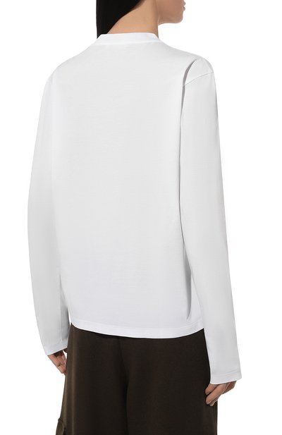 Хлопковый лонгслив JIL SANDER, арт. J01GC0001/J45051, фото 4