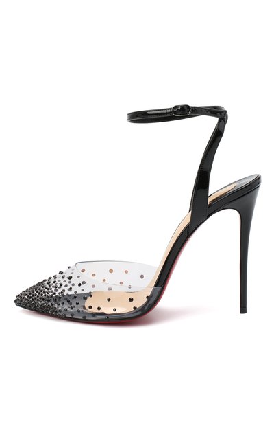 Туфли spikaqueen 100 CHRISTIAN LOUBOUTIN, арт. spikaqueen 100 pvc/patent, фото 3