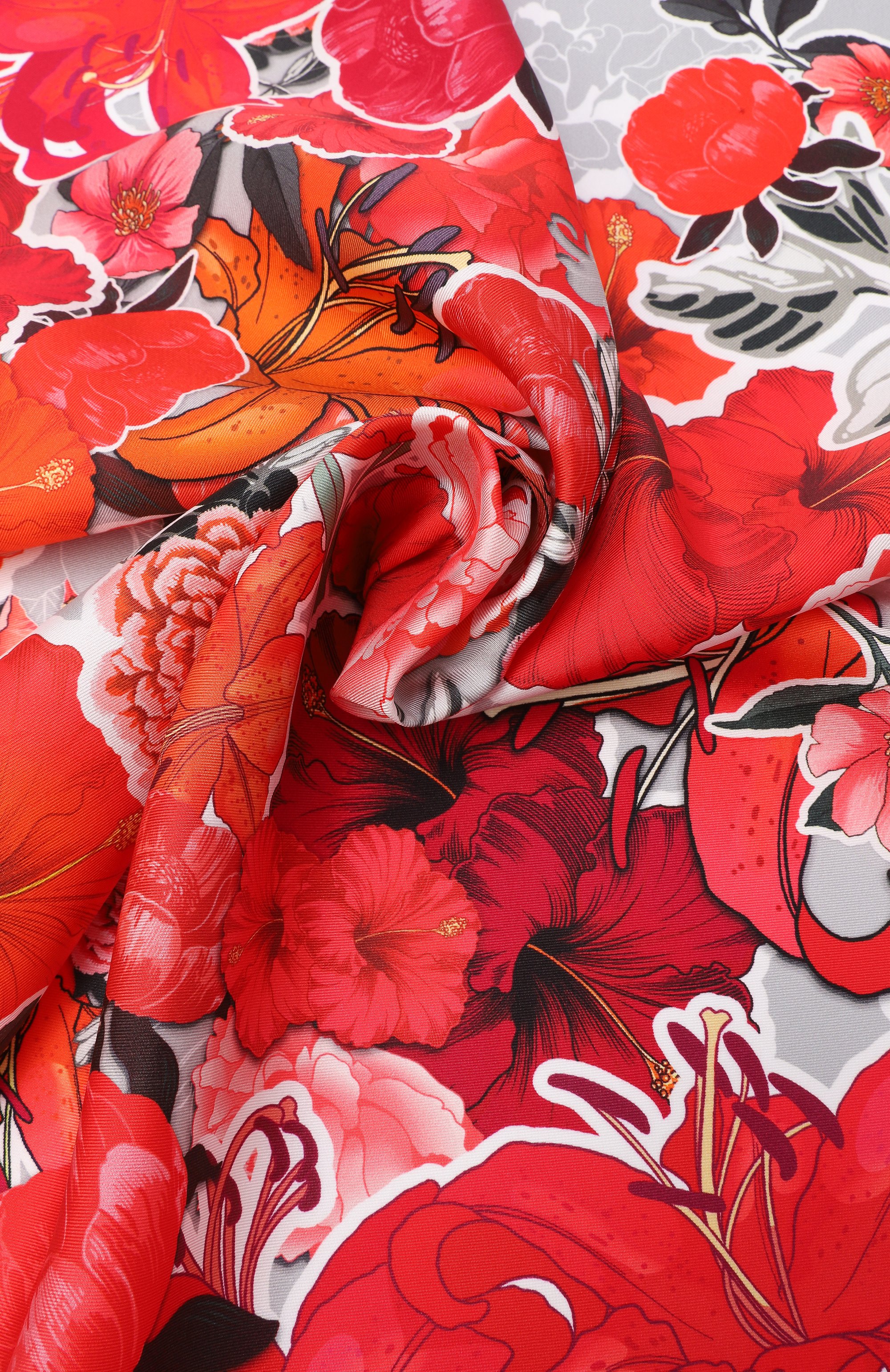 Шелковый платок red RADICAL CHIC, арт. 702202.07.01, фото 3