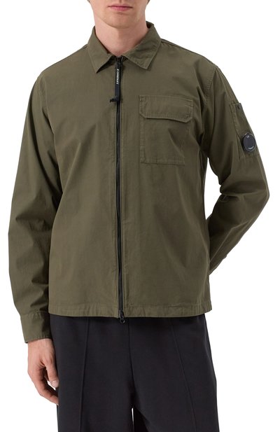 Хлопковая куртка-рубашка C.P. COMPANY, арт. 18CM0S124A110143G, фото 3