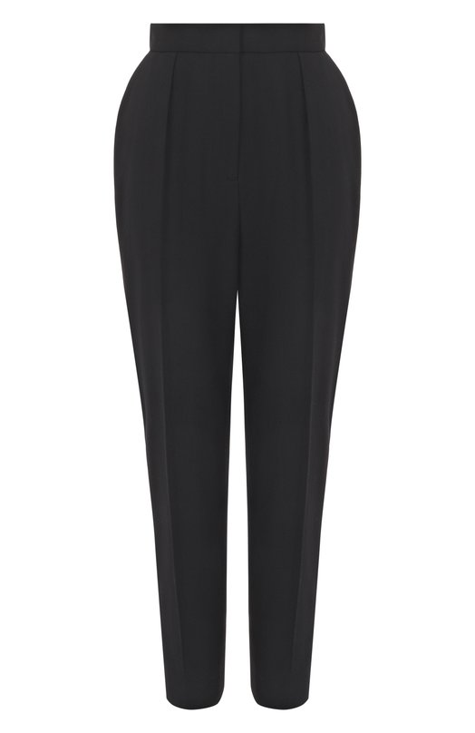 Шерстяные брюки Balmain FF1PN190/WC09 Чёрный FF1PN190/WC09