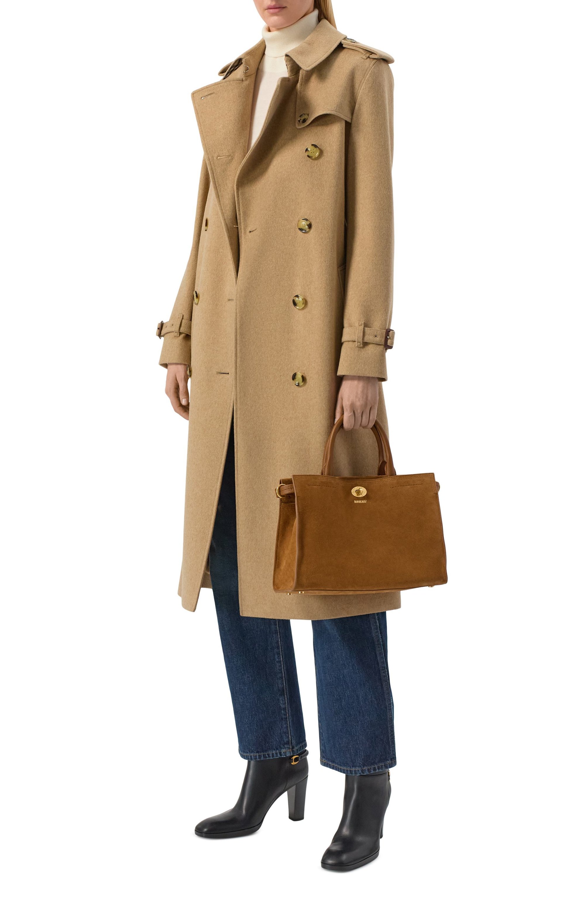 Сумка cotswolds small BURBERRY коричневого цвета по цене 268000 руб., арт. 8129061, фото 3 Сумка cotswolds small BURBERRY, арт. 8129061, фото 3