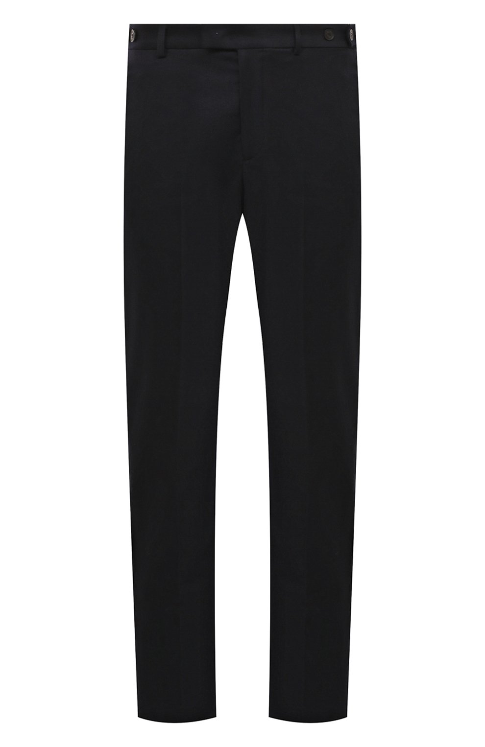 Шерстяные брюки EMPORIO ARMANI темно-синего цвета по цене 38400 руб., арт. EM000275/TE11118, фото 1 Шерстяные брюки EMPORIO ARMANI, арт. EM000275/TE11118, фото 1