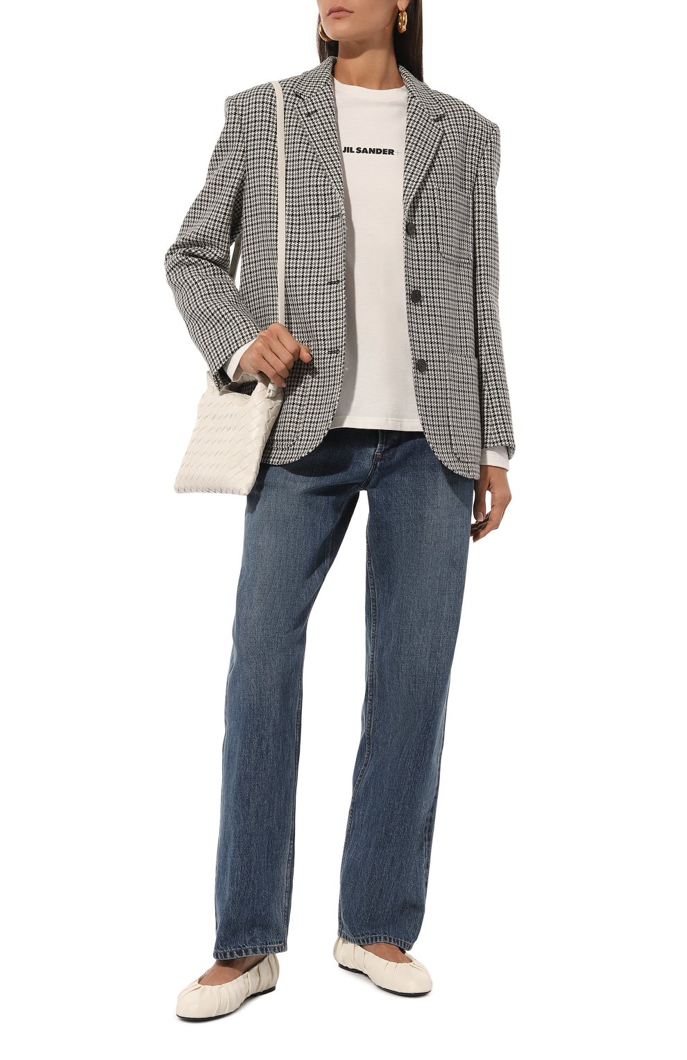 Хлопковый лонгслив JIL SANDER, арт. J40GC0117/J20103, фото 2