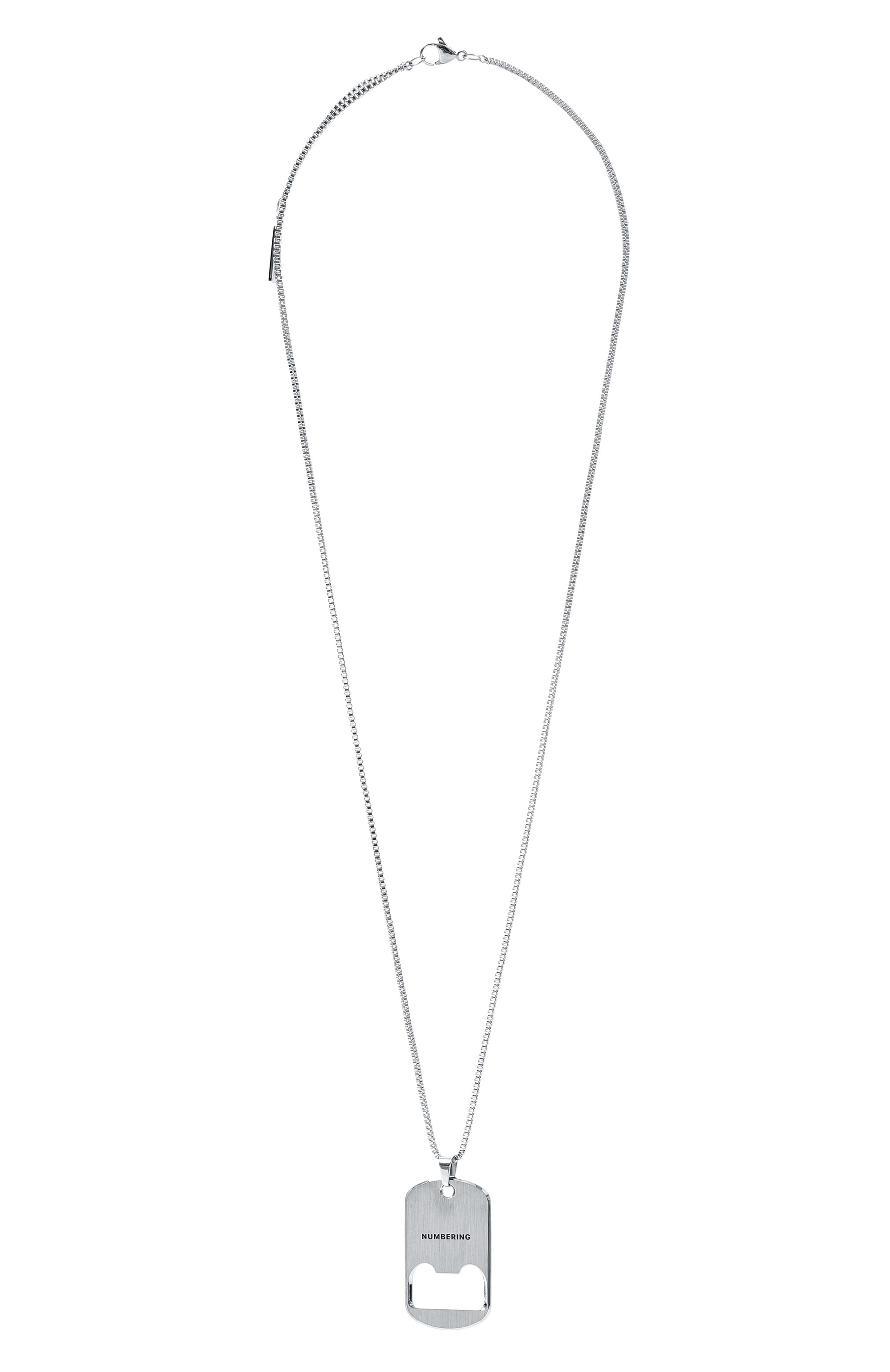 Подвеска NUMBERING серебряного цвета по цене 19250 руб., арт. 5831, фото 1 Подвеска NUMBERING, арт. 5831, фото 1